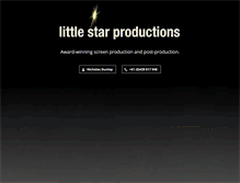 Tablet Screenshot of littlestarproductions.com